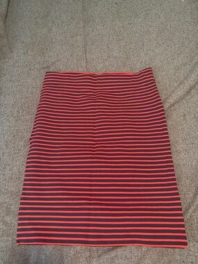 Madewell stripe skirt, M
